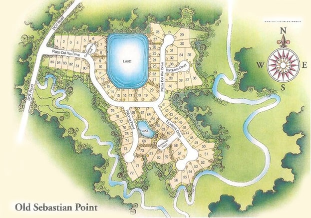 Old Sebastian Point Site Map