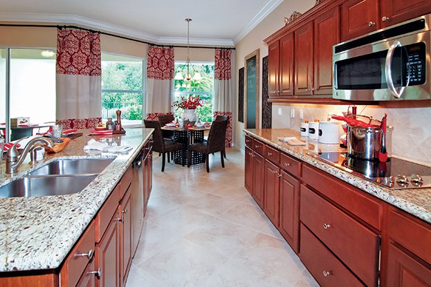 Savannah Estates Model Home Kitchen and Dining Area