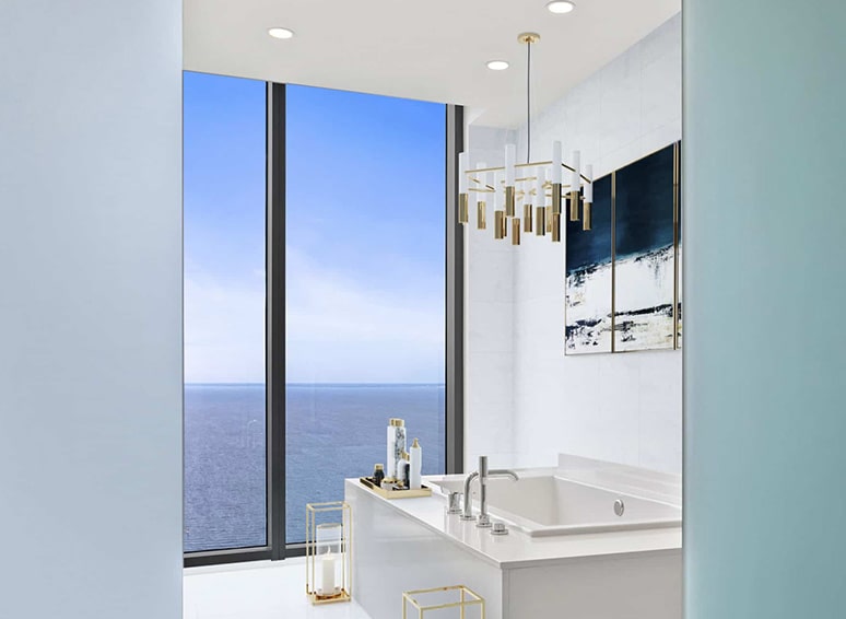 Bath with Oceanview