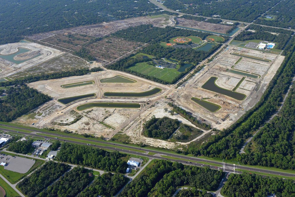 West Port Construction Aerial