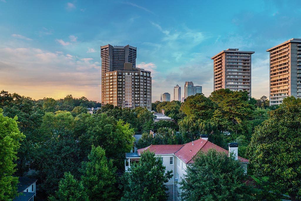 ew from the 5th level of Graydon looking over Buckhead