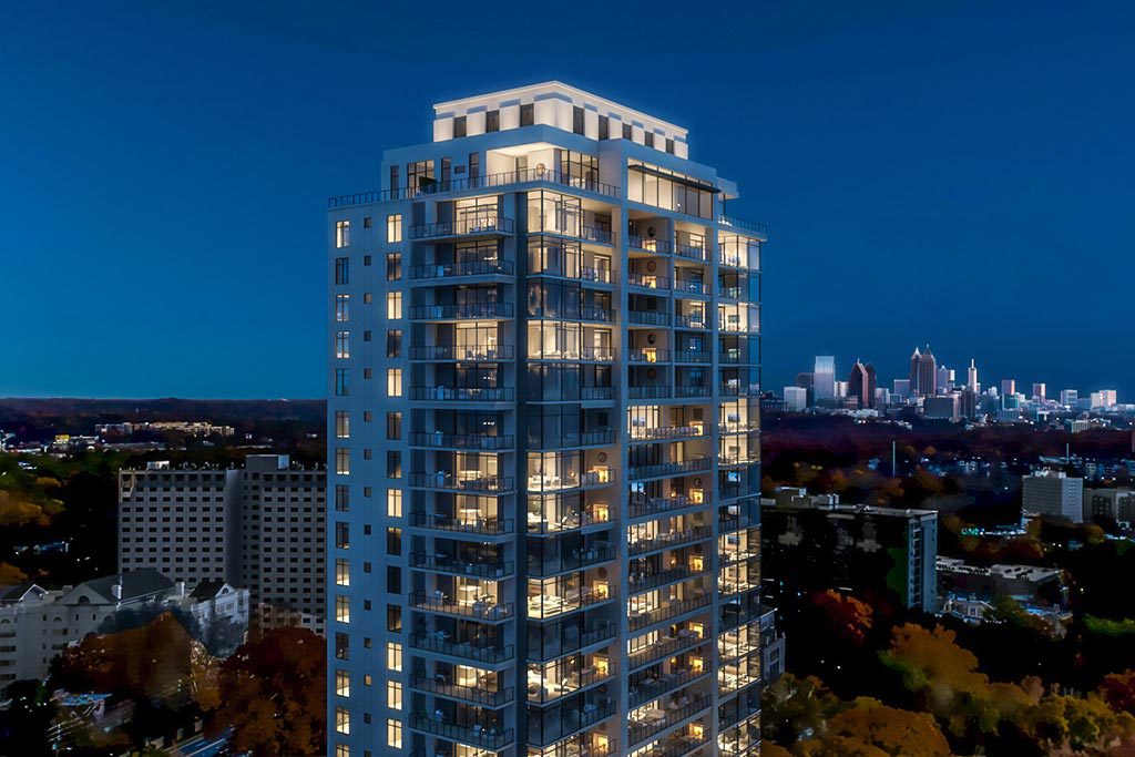 night exterior of graydon buckhead