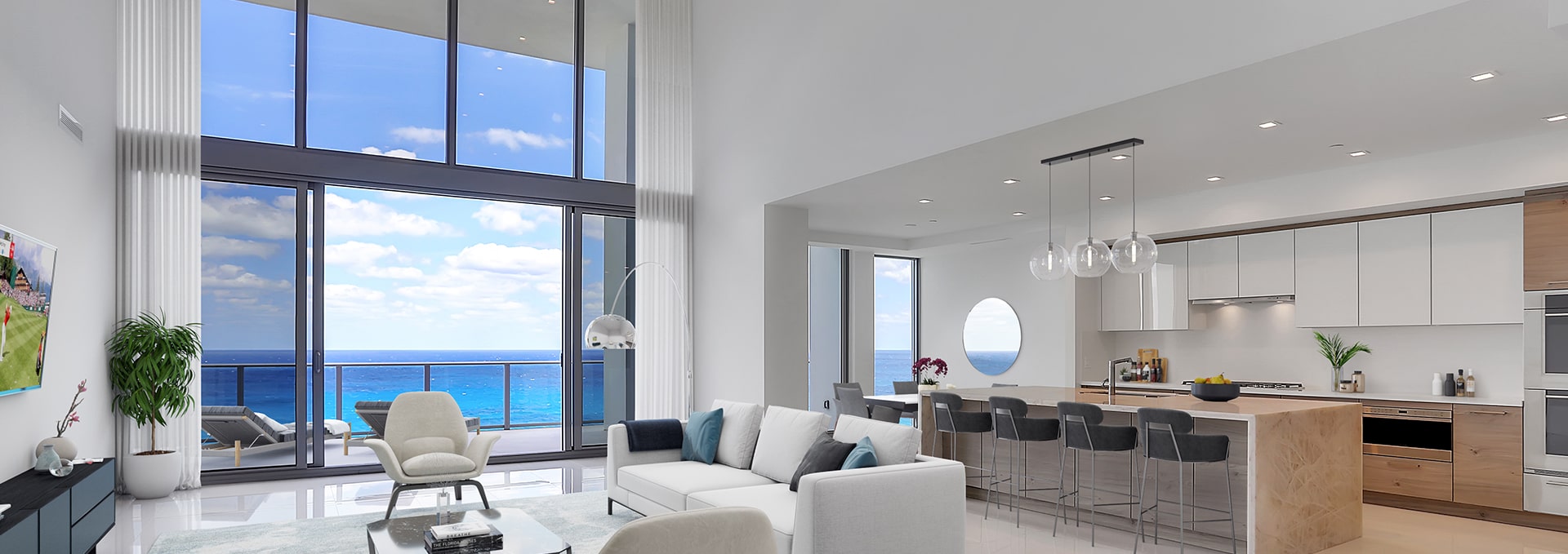 2 story residence with views of the ocean on singer island