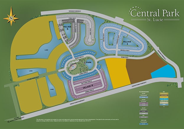 Central Park Port St Lucie Master Siteplan