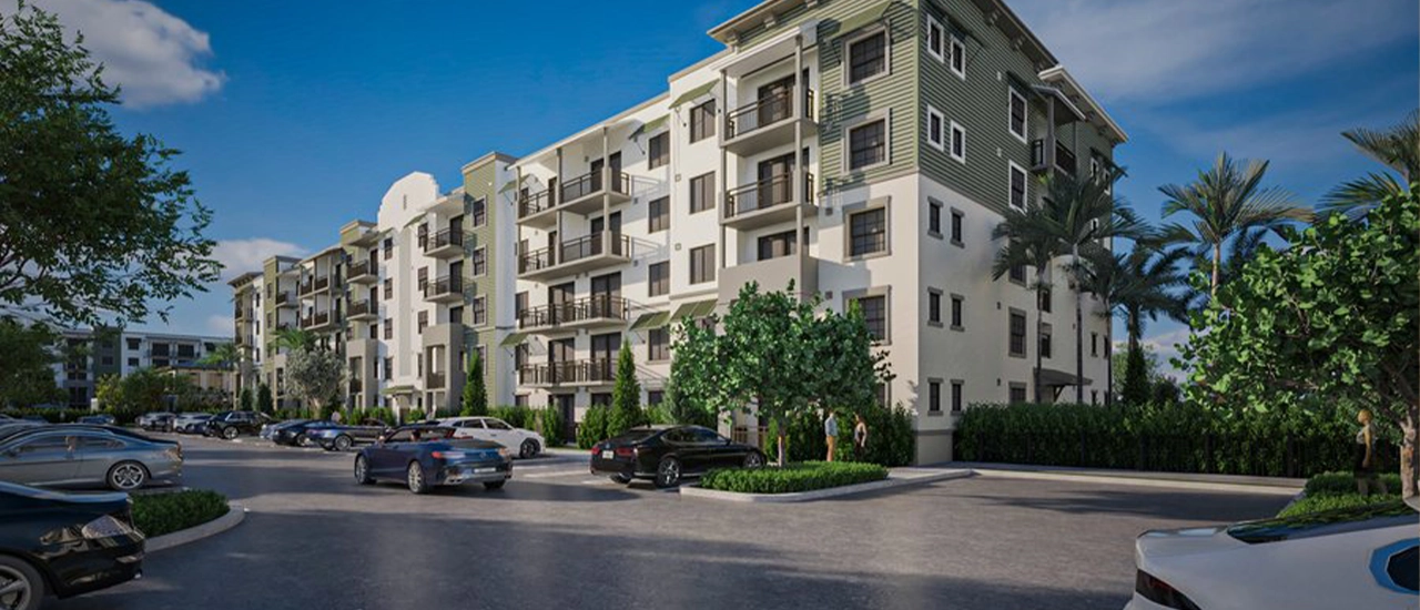 Exterior of multi-family condo